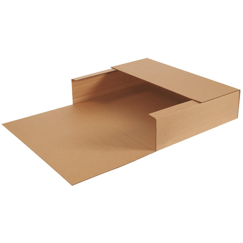 28x22x6 Kraft Multi-Depth Corrugated Jumbo Mailers 20/Bundle M28226