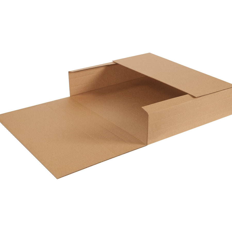28x24x6 ECT-32 Kraft Multi-Depth Corrugated Jumbo Mailers 20/Bundle M28246 - alias listing