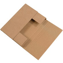 12.12x9.12x2 Kraft Easy Fold Mailers 50-Pack