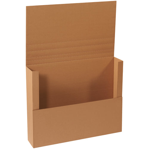 Premium 30x24x6 kraft jumbo mailers built from ECT-32-C corrugated material for superior puncture resistance and professional brand presentation. Multi-depth scoring adapts to items 2–6 inches tall, eliminating excess void fill waste. Sold as a bundle of 20 ready-to-fold mailers.