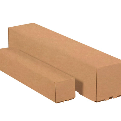 3x3x18 Kraft Square Mailing Tubes 25-Pack M3318K - alias listing