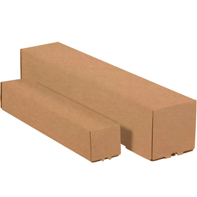 Stop wasted space and damaged shipments‚these 3x3x18" kraft square mailing tubes won't roll during transit like traditional round tubes. One-piece design folds flat for storage, assembles without tape or glue, and holds items securely. 25-pack bundle of ECT-32-B corrugated construction.
