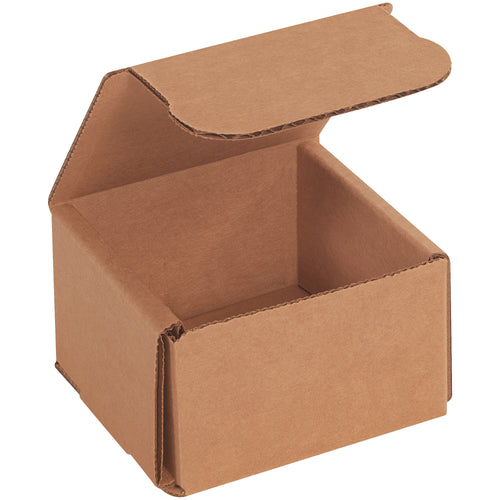 Ship small items faster and cheaper with these 3x3x2 kraft corrugated mailers. ECT-32-B construction delivers crush-resistant protection with double-wall coverage on front and sides. One-piece fold-and-tuck design eliminates tape, glue, and staples–assemble in seconds and store flat to maximize warehouse space.