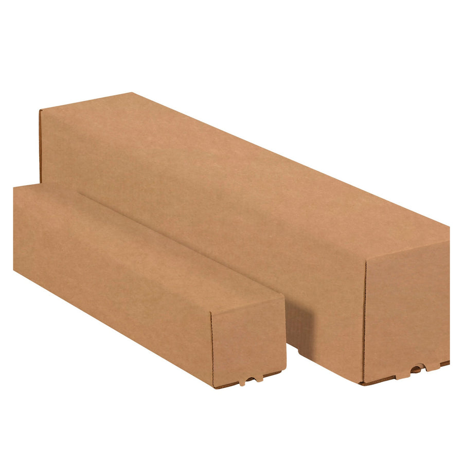 3x3x30 Kraft Non-Roll Square Mailing Tubes 25-Pack M3330K - alias listing