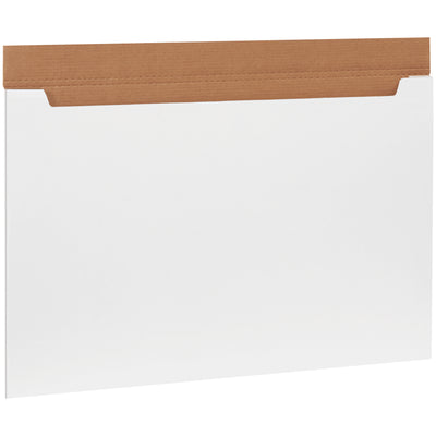 Professional-grade 36x24x1/4" white jumbo fold-over mailers built from durable ECT-32-B corrugated material. Ideal for e-commerce brands shipping oversized posters, portfolios, and flat artwork. Sold as a bundle of 20 units with secure fold-and-seal design.