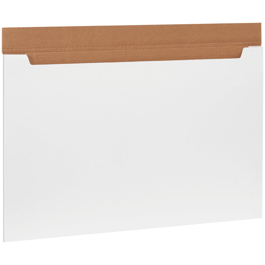 Professional-grade 36x24x1/4" white jumbo fold-over mailers built from durable ECT-32-B corrugated material. Ideal for e-commerce brands shipping oversized posters, portfolios, and flat artwork. Sold as a bundle of 20 units with secure fold-and-seal design.