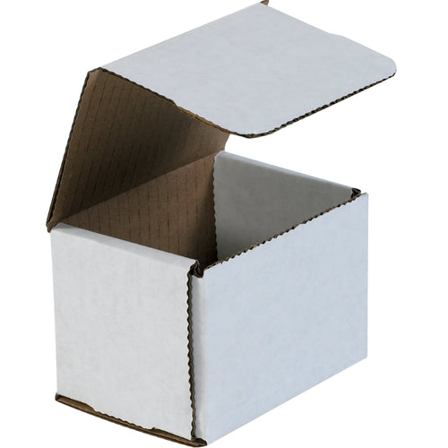 4x3x3 ECT-32-B White One-Piece Corrugated Mailers 50-Pack M433 - alias listing