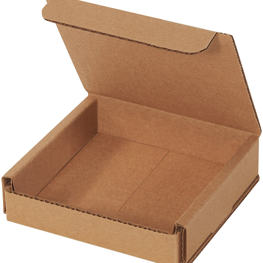 4x4x1 ECT-32-B Kraft Corrugated Mailers 50-Pack M441K - alias listing