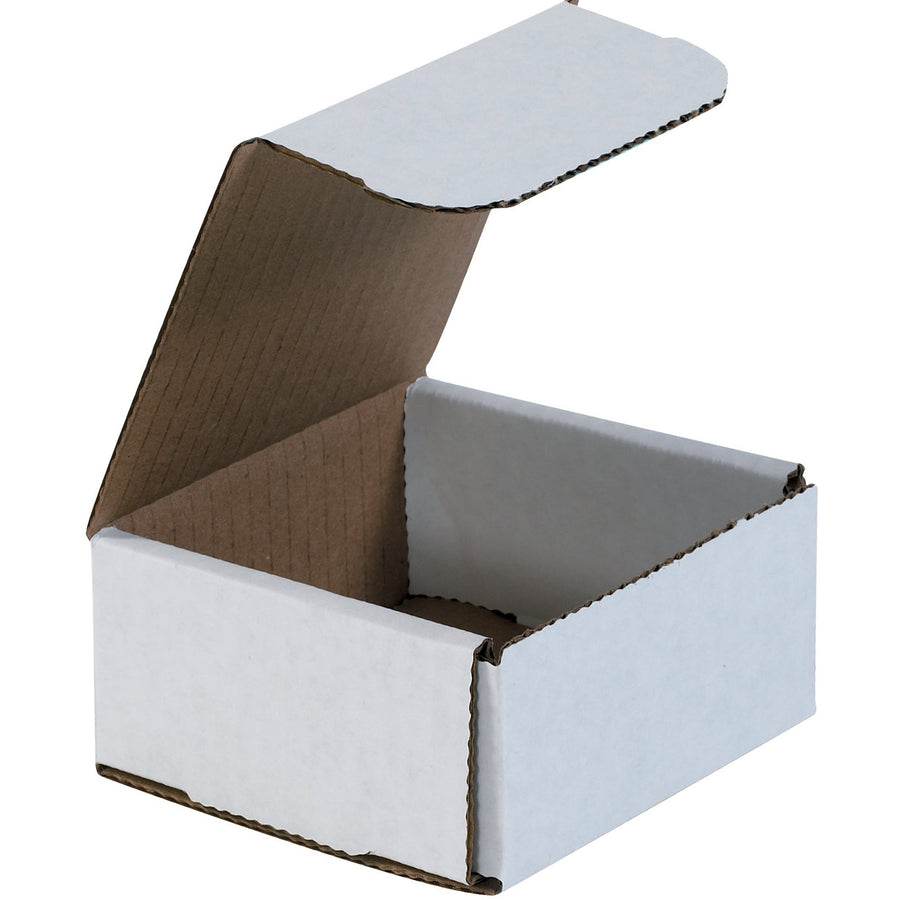 4x4x2 ECT-32-B White Corrugated Mailers 50/Bundle M442 - alias listing