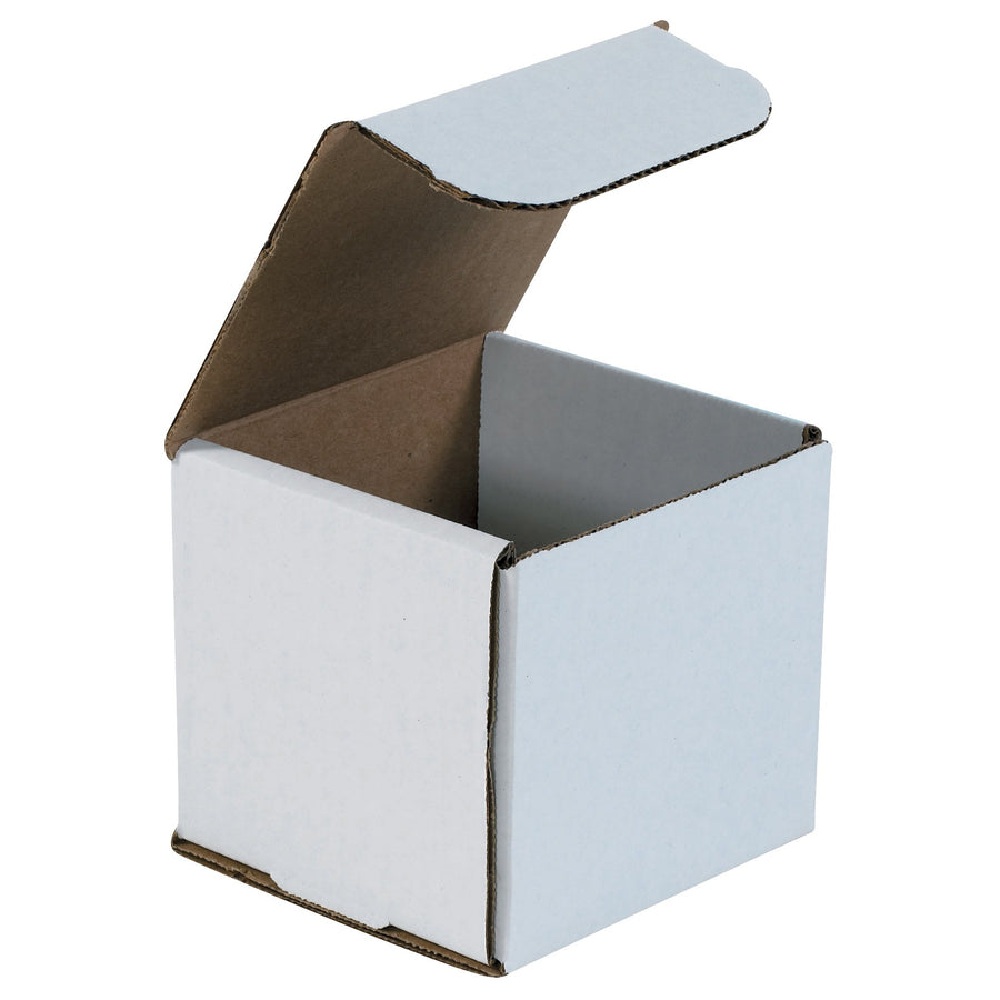 4x4x4 ECT-32-B White Corrugated Mailers 50/Bundle M444 - alias listing
