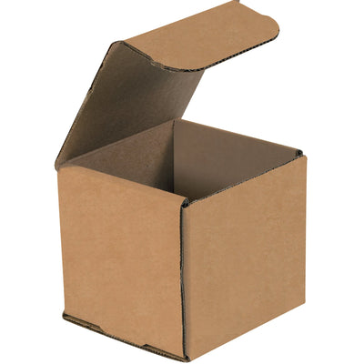 4x4x4 ECT-32 Kraft Corrugated Mailers 50/Bundle M444K - alias listing