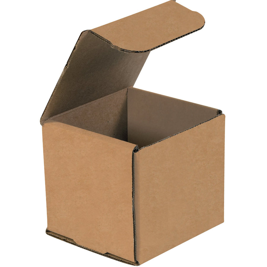 4x4x4 ECT-32 Kraft Corrugated Mailers 50/Bundle M444K - alias listing