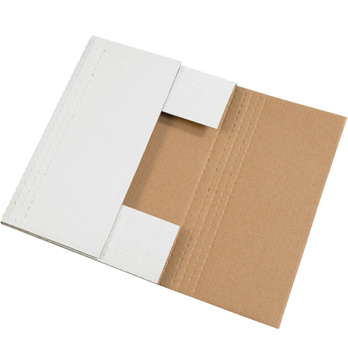 Ship with confidence using these ECT-32-B white corrugated mailers that combine professional presentation with reliable crush resistance. Pre-scored at multiple depths for flexible folding, these easy-fold mailers accommodate items 2