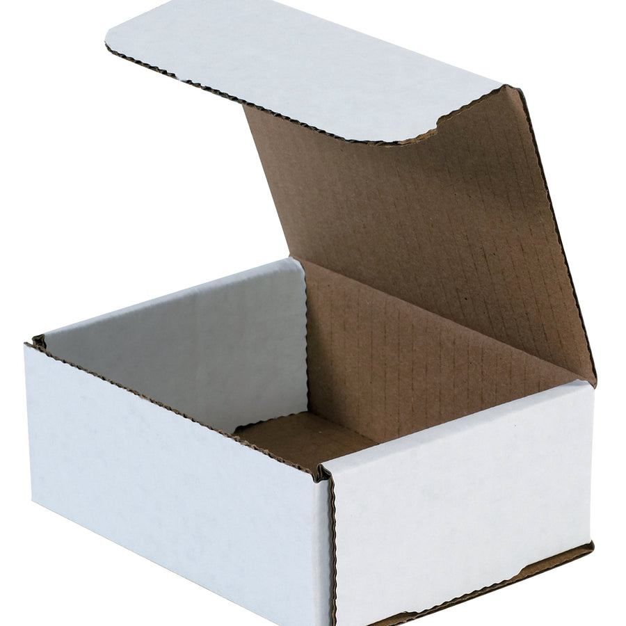 5x4x2 ECT-32 White Corrugated Mailers 50-Pack M542 - alias listing