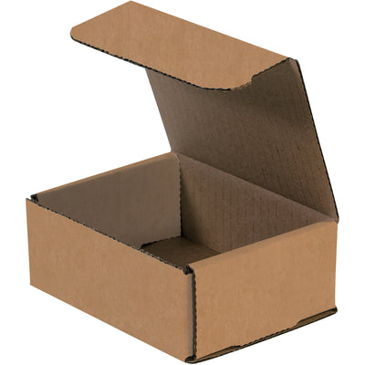 Lightweight ECT-32-B kraft corrugated mailers in a convenient 5x4x2" size, sold as a bundle of 50. One-piece fold design with double-wall protection on front and sides requires zero tape, glue, or staples‚assemble in seconds and ship flat to maximize warehouse space.