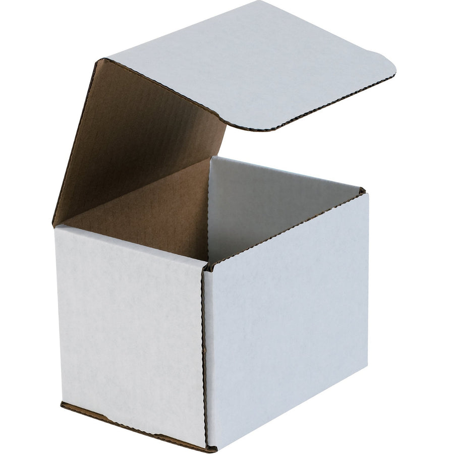 5x4x4 ECT-32-B White One-Piece Corrugated Mailers 50/Bundle M544 - alias listing