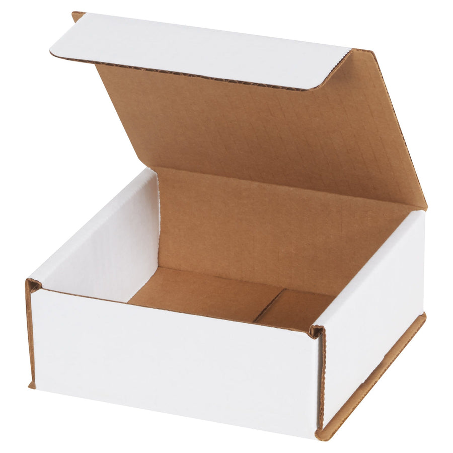 5x5x2 ECT-32-B White Corrugated Mailers 50/Bundle M552 - alias listing