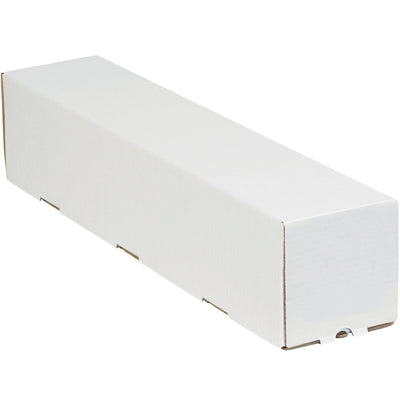 Stop lost products and wasted packing time. These 5x5x25" white square mailing tubes won't roll during transit, making them faster to pack and ship than traditional round tubes. Ships flat for maximum space savings‚fold and seal without tape or glue. ECT-32-B corrugated construction ensures compliance with carrier standards. Bundle of 25.
