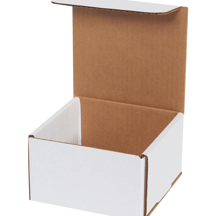5x5x3 ECT-32 White Corrugated Mailers 50-Pack M553 - alias listing