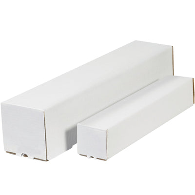 5x5x37 White Square Mailing Tubes 25-Pack M5537 - alias listing