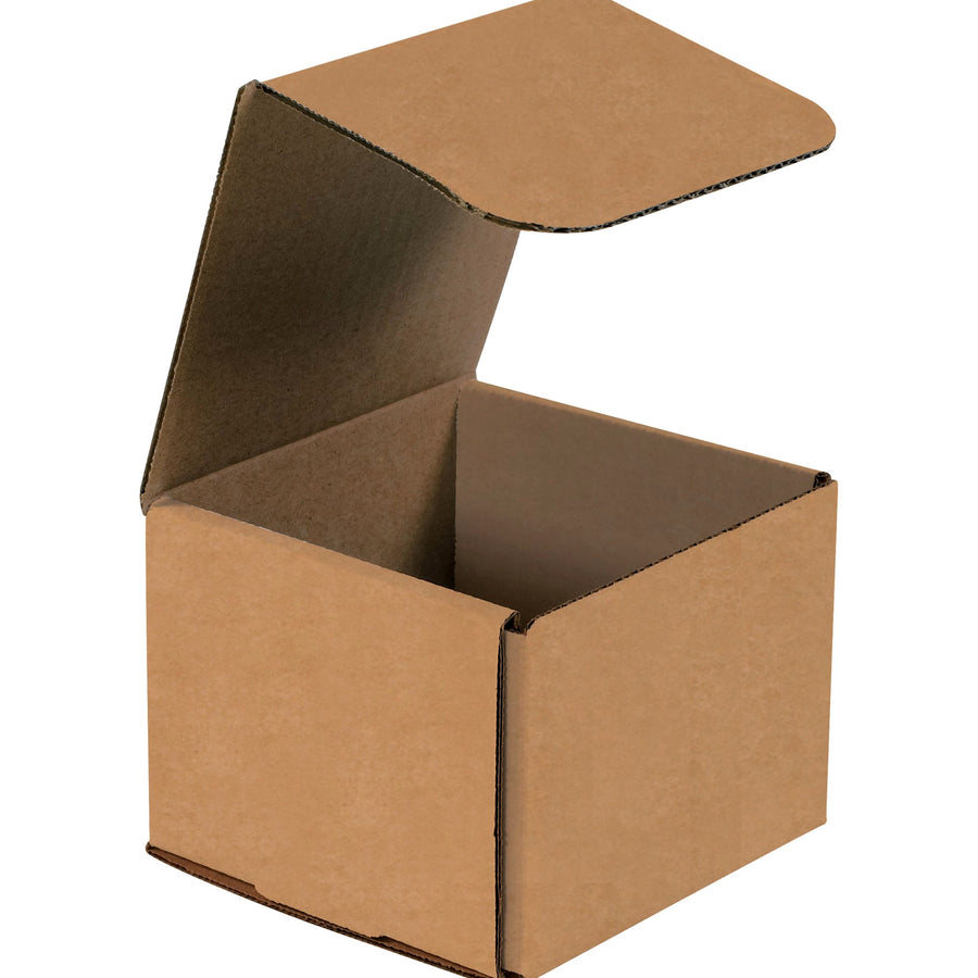 5x5x4 ECT-32-B Kraft Corrugated Mailers 50/Bundle M554K - alias listing