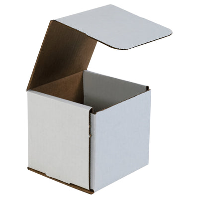 5x5x5 ECT-32-B White Corrugated Mailers 50/Bundle M555 - alias listing