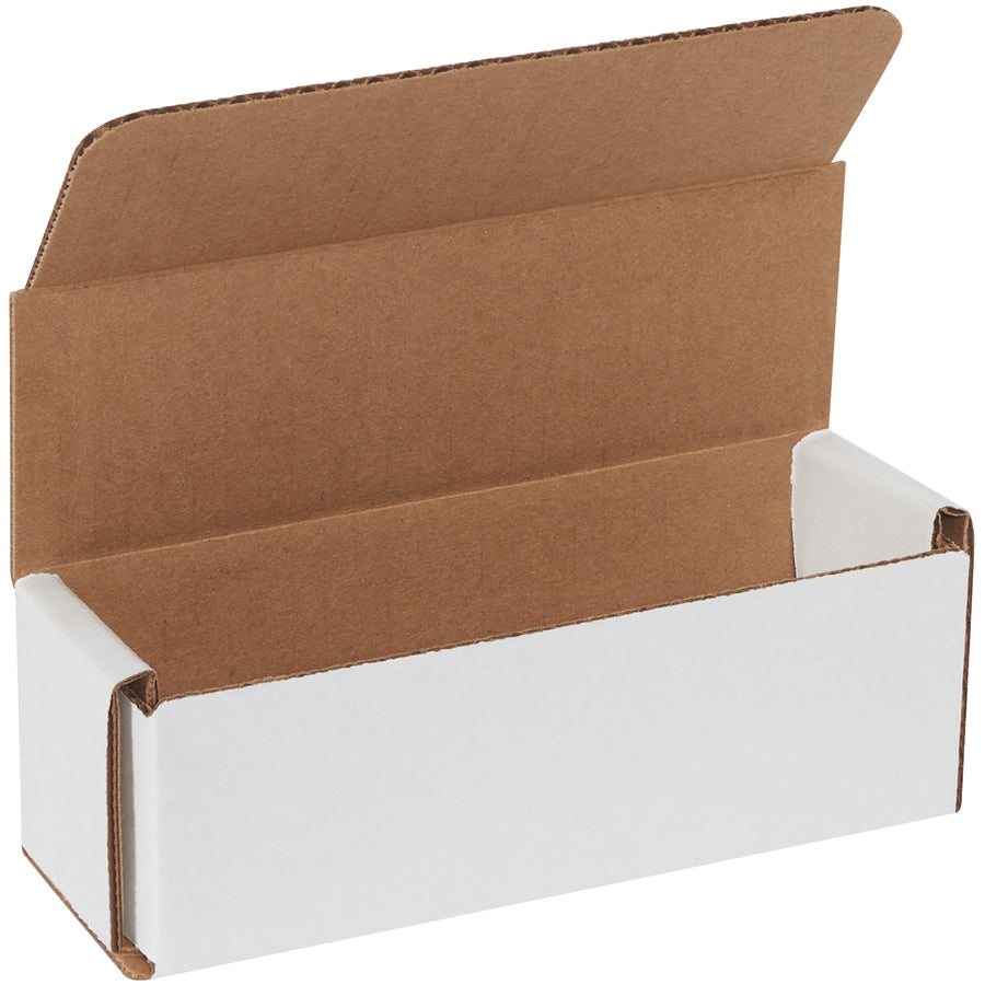 Ship small items fast with zero assembly. These ECT-32-B white corrugated mailers feature crush-resistant double-wall construction on front and sides, fold flat for storage, and require no tape, glue, or staples. Bundle of 50 mailers ready to ship.