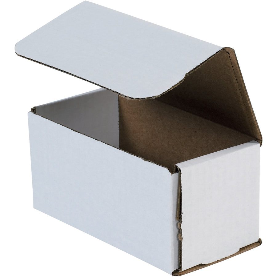 Ship small fragile items with confidence using these ECT-32-B white corrugated mailers. The one-piece fold-and-tuck design creates double-wall protection on front and sides‚no tape, glue, or staples required. Bundle of 50 reduces per-unit cost and cuts your shipping overhead.