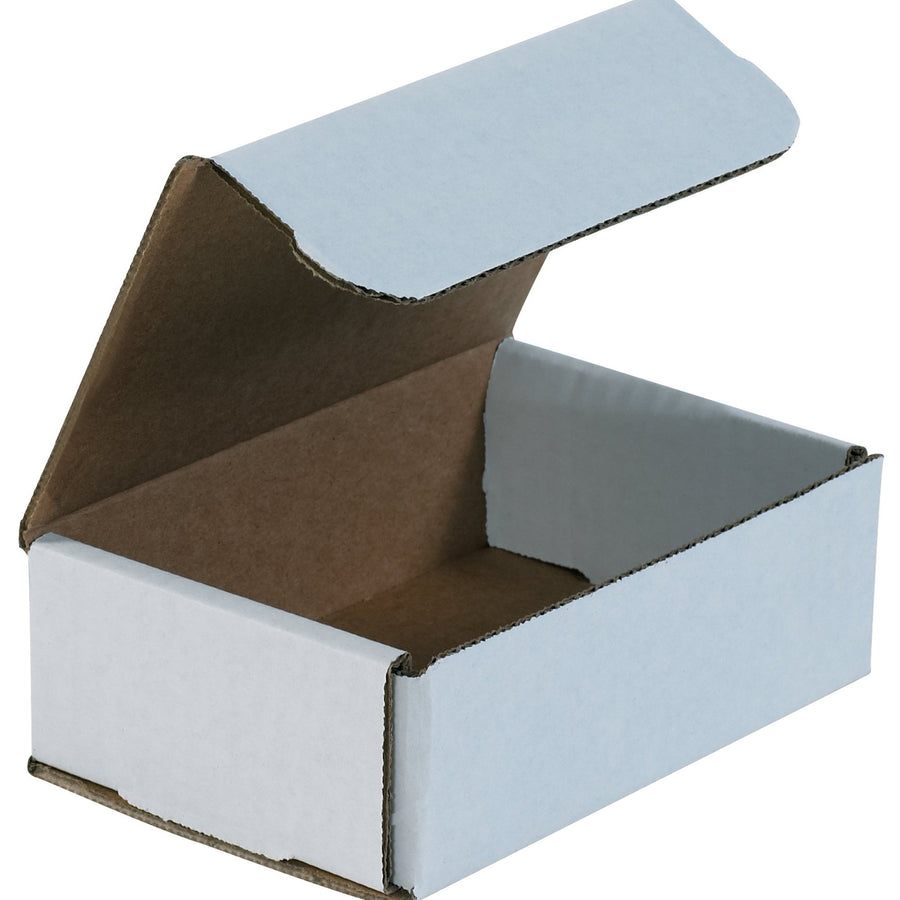 6x4x2 ECT-32 White Corrugated Mailers 50-Pack M642 - alias listing