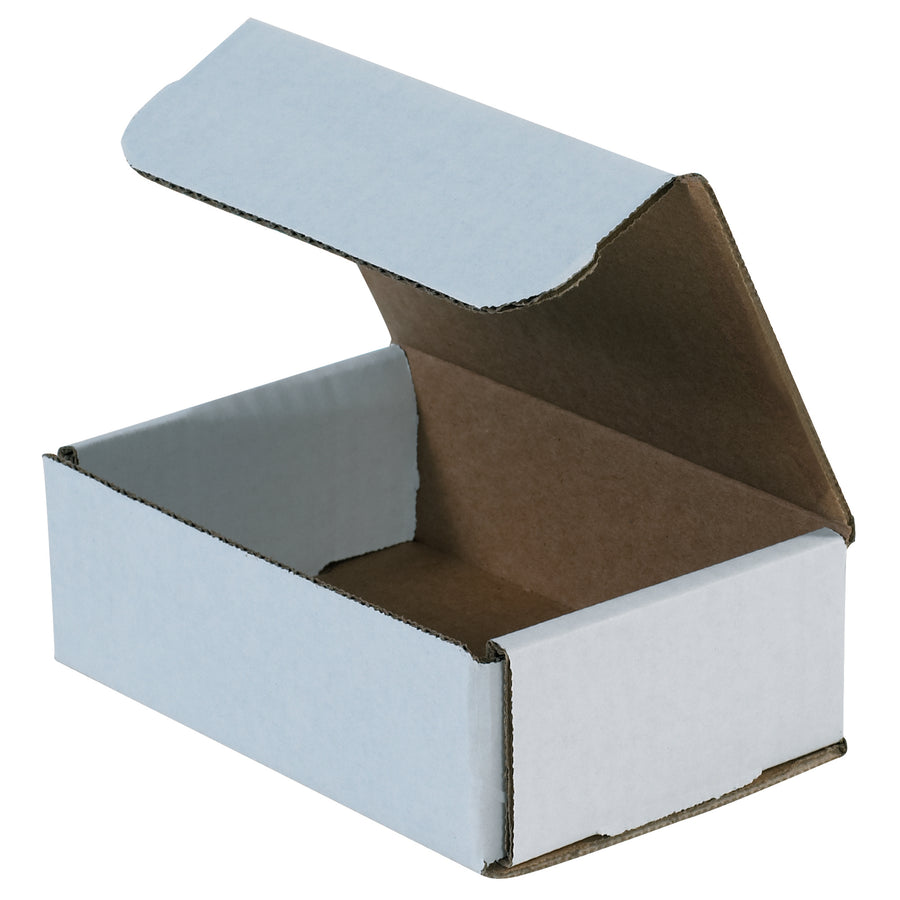 One-piece white corrugated mailers engineered for maximum crush resistance with zero assembly time. ECT-32-B construction delivers double-wall protection on front and sides; no tape, glue, or staples required. Ships in bundles of 50 to reduce per-unit costs on high-volume fulfillment operations.
