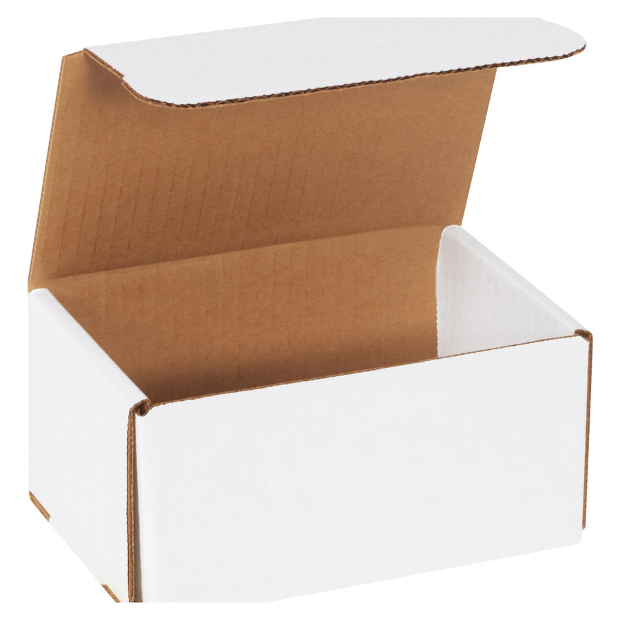 6x4x3 ECT-32-B White Corrugated Mailers 50/Bundle M643 - alias listing