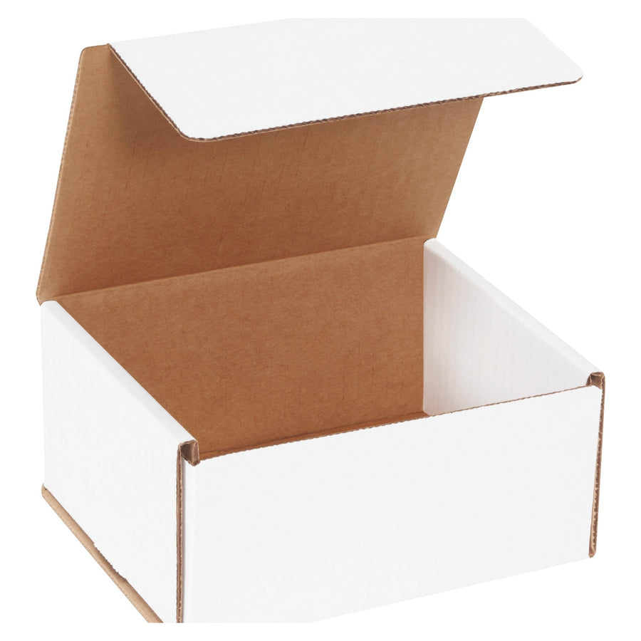 6x5x3 ECT-32 White Corrugated Mailers 50-Pack M653 - alias listing