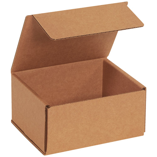 Ship small items confidently with ECT-32-B kraft corrugated mailers engineered for crush resistance and lightweight postage savings. One-piece fold-and-tuck design requires no tape, glue, or staples‚assemble in seconds and store completely flat. Bundle of 50 mailers ideal for warehouses handling fragile goods like tools, glassware, and small products.