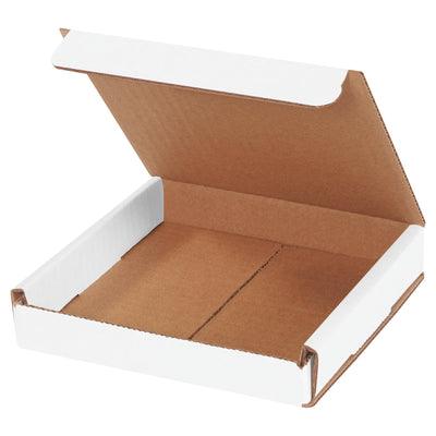 6x6x1 ECT-32-B White Corrugated Mailers 50/Bundle M661 - alias listing