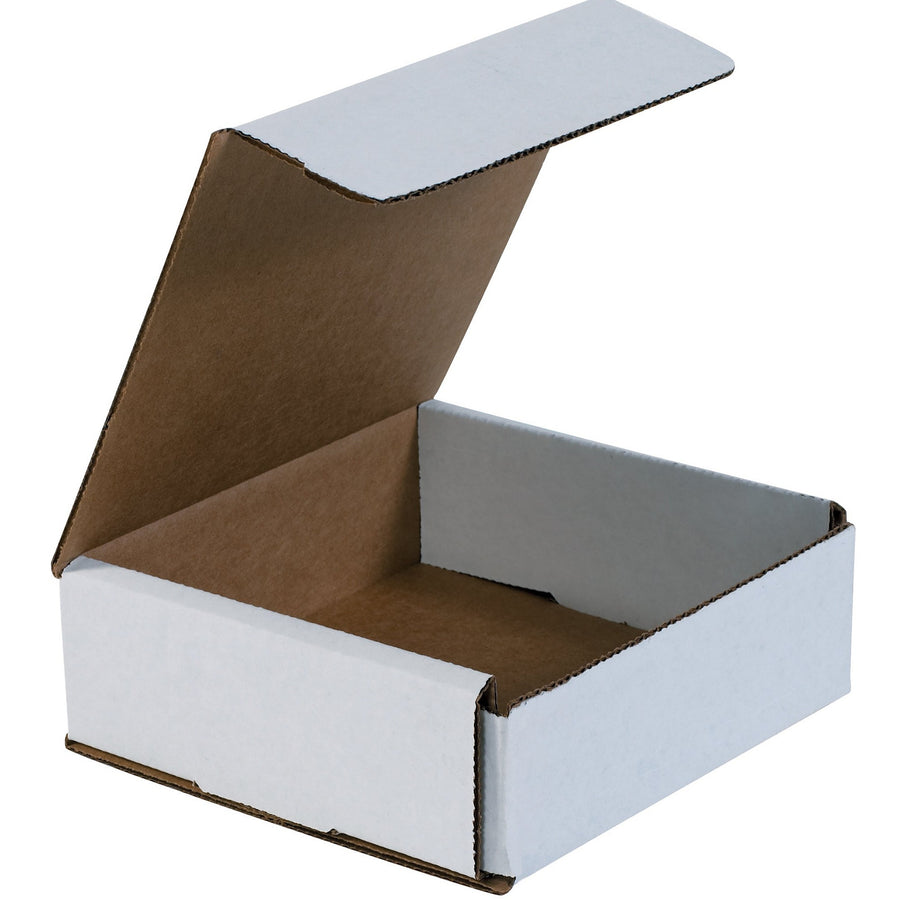 6x6x2 ECT-32-B White Corrugated Mailers 50/Case M662 - alias listing