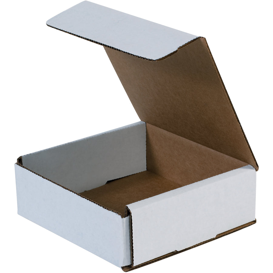 ECT-32-B white corrugated mailers engineered for small package protection without the hassle. One-piece fold-and-tuck design requires no tape, glue, or staples–assembly takes seconds. Bundle of 50 crush-resistant boxes reduces fulfillment labor while cutting dimensional weight charges.