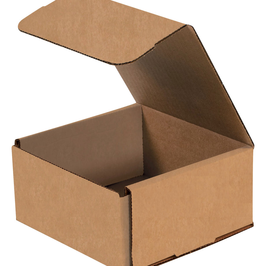 6x6x3 ECT-32-B Kraft Corrugated Mailers 50/Bundle M663K - alias listing