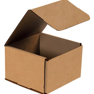 6x6x4 ECT-32-B Kraft Corrugated Mailers 50/Bundle M664K - alias listing