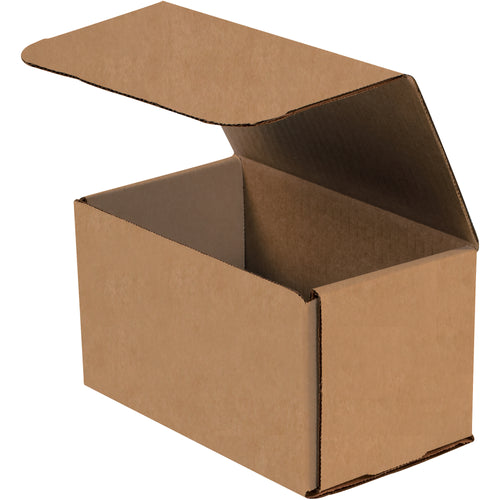 ECT-32-B kraft corrugated mailers built for durability and efficiency. One-piece fold-and-tuck design with double-wall protection on front and sides–no tape, glue, or staples required. Ships and stores flat to maximize warehouse space and reduce freight costs. Bundle of 50 mailers.