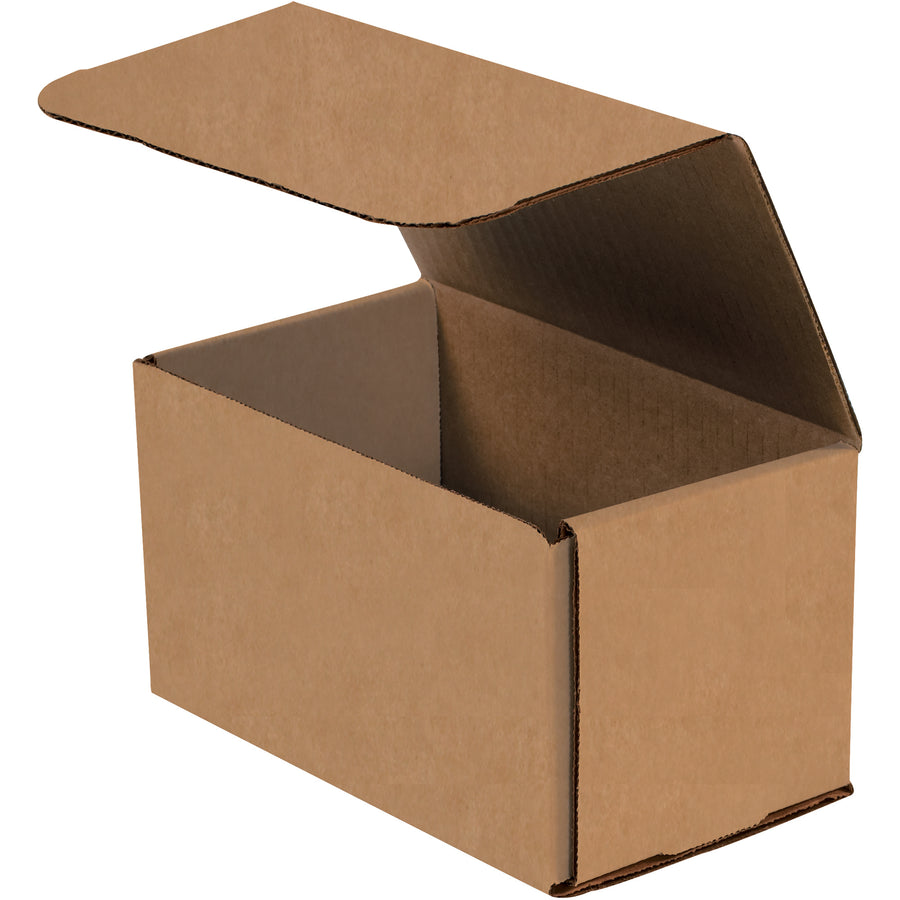 ECT-32-B kraft corrugated mailers built for durability and efficiency. One-piece fold-and-tuck design with double-wall protection on front and sides–no tape, glue, or staples required. Ships and stores flat to maximize warehouse space and reduce freight costs. Bundle of 50 mailers.