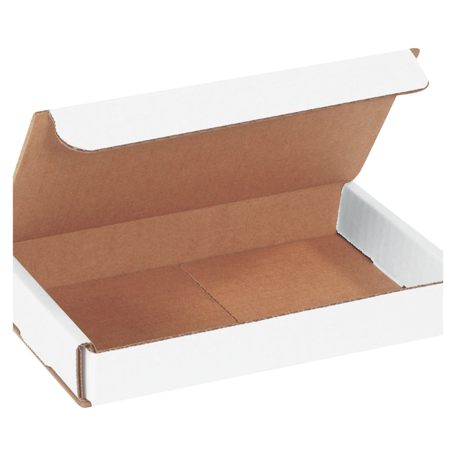 7x5x1 ECT-32-B White Corrugated Mailers 50/Bundle M751 - alias listing