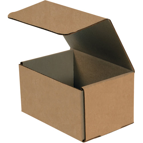 ECT-32-B kraft corrugated mailers engineered for small package protection and postage savings. One-piece fold-and-tuck design with double-wall crush resistance assembles in seconds‚no tape, glue, or staples required. Bundle of 50 ships and stores flat.