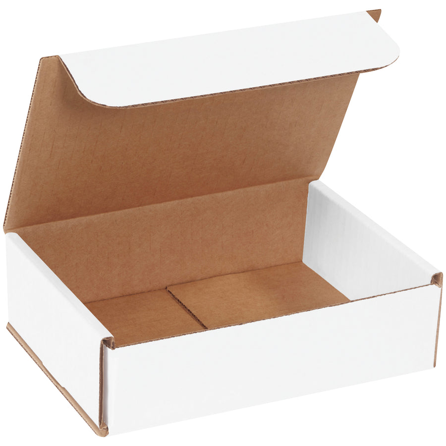 Industrial-grade 7x6x2" white corrugated mailers with ECT-32-B construction deliver double-wall crush resistance in a one-piece fold-and-tuck design. No tape, glue, or staples required–assemble in seconds and ship confidently. 50-pack bundle reduces per-unit costs for high-volume fulfillment operations.
