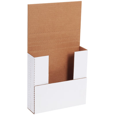 Ship flat materials with professional polish using these 7.5x7.5x2 white corrugated mailers. Multi-depth scored design lets you customize fold depth for any product size. ECT-32-B durability ensures crush-resistant protection‚50 mailers per bundle.