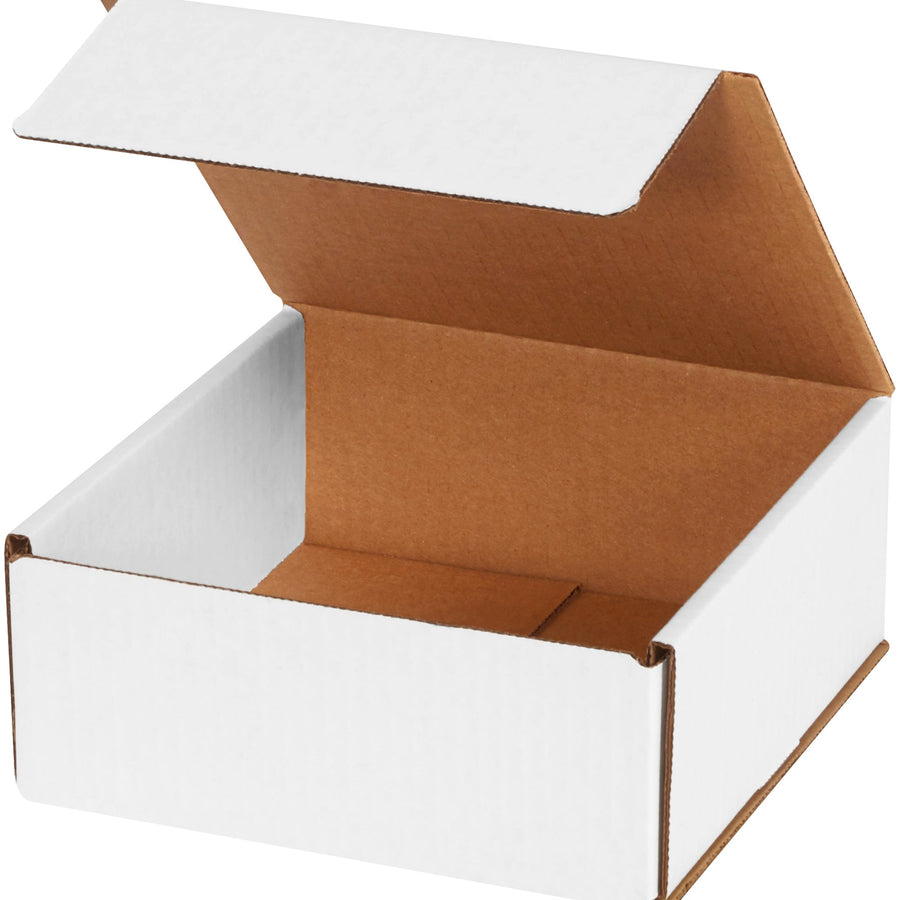 7x7x3 ECT-32-B White Corrugated Mailers 50-Pack M773 - alias listing