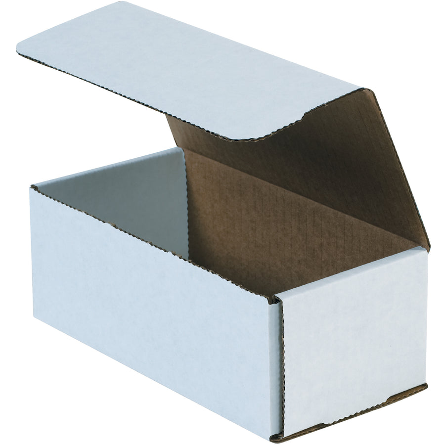 Save on labor and shipping costs with these ECT-32-B white corrugated mailers. One-piece fold-and-tuck design requires no tape, glue, or staples‚assembly takes seconds. Double-wall crush-resistant construction protects lightweight fragile items while keeping dimensional weight low.