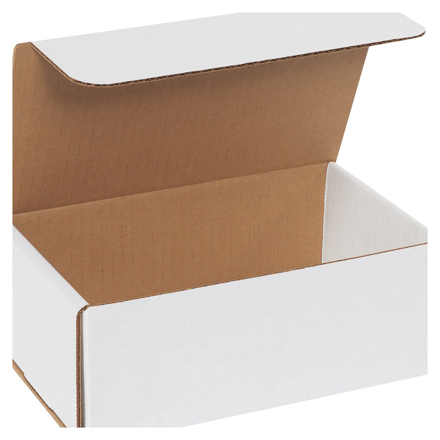 8x5x3 ECT-32 White Corrugated Mailers 50/Bundle M853 - alias listing