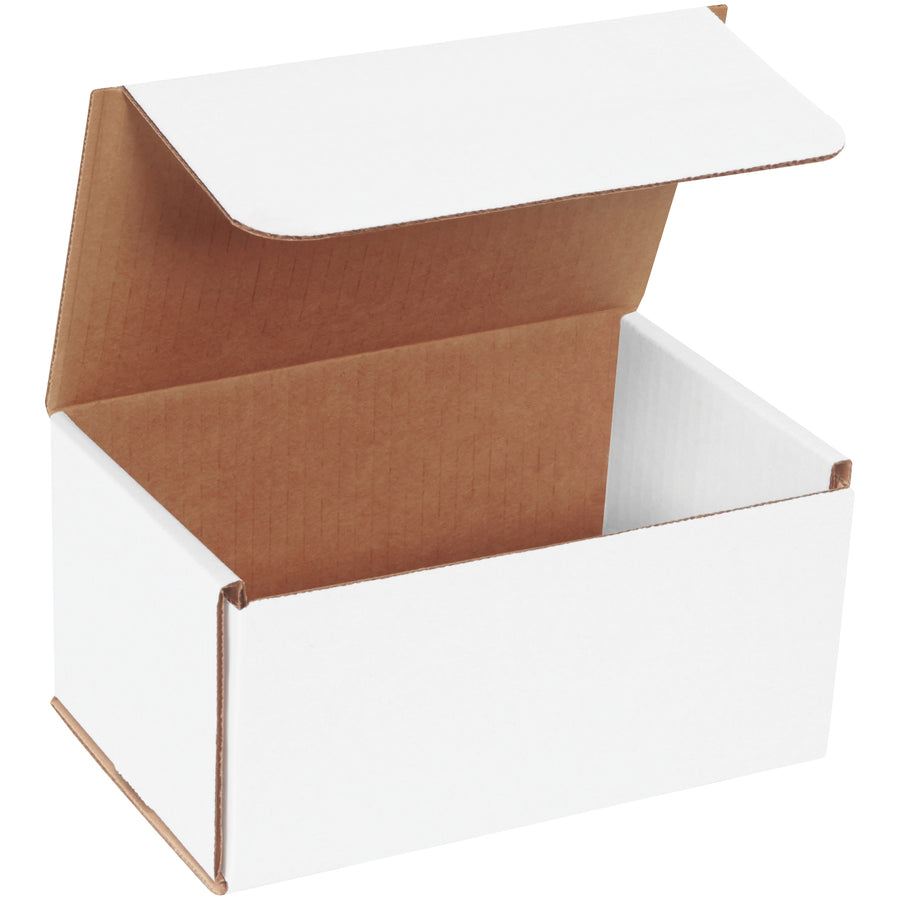 One-piece fold-and-tuck white corrugated mailers engineered for maximum crush resistance and lightweight shipping efficiency. ECT-32-B construction delivers double-wall protection on front and sides without tape, glue, or staples. Bundle of 50 units ready to ship.