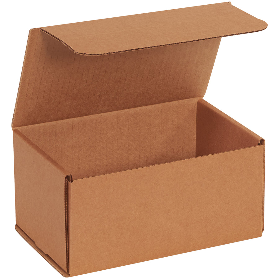 Ship small items with confidence using these ECT-32-B kraft corrugated mailers. One-piece fold-and-tuck design delivers double-wall crush resistance on front and sides–no tape, glue, or staples required. Bundle of 50 mailers ships and stores flat to maximize warehouse efficiency.