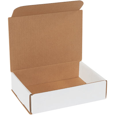 ECT-32-B white corrugated mailers deliver crush-resistant protection in a lightweight one-piece design that folds in seconds‚no tape or adhesive required. Ideal for small parcel and e-commerce shipping, these 8x6x2 fold-and-tuck mailers reduce dimensional weight charges while maintaining double-wall protection on front and sides. Sold as a bundle of 50.